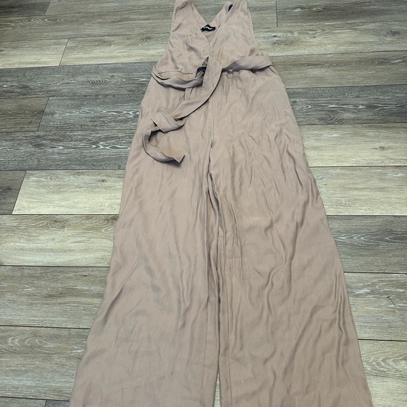 Express Soft Draped Jumpsuit - Picture 1 of 4
